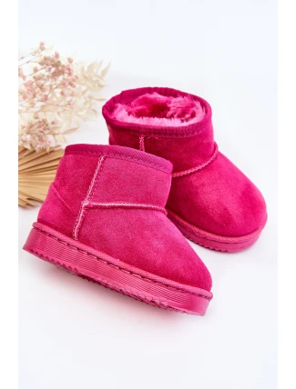 Dětské zateplené sněhové botky Fuksja Gooby