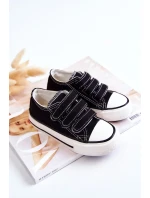 Dětské tenisky na suchý zip Černá Bernie