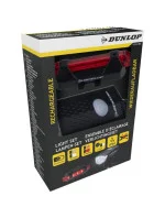 Sada světel na kolo Dunlop Led, nabíjení USB, zadní + přední 473758 Sada světel na kolo Dunlop Led, nabíjení USB, zadní + přední 473758