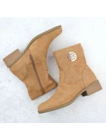 Semišové boty Jezzi W 198-28 JEZ432C