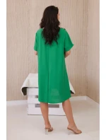 Šaty se zvířecím motivem jasně zelená