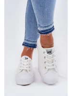 Dámské Tenisky Na Platformě Bílé LEE ISLA C WOMEN LOW 50251001