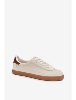 Dámské tenisky z eko kůže Big Star TT274311 světle béžové