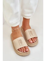 Dámské pantofle Big Star – béžové