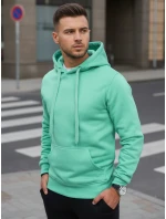 FashionStreet pánská mátová a černá tepláková souprava AX0642 FashionStreet pánská mátová a černá tepláková souprava AX0642