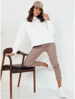 Dámská mikina LORAN bílá FashionStreet BY1251 Dámská mikina LORAN bílá FashionStreet BY1251