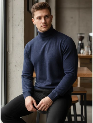 FashionStreet pánské tmavě modré vafle WX2360