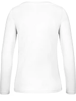 B&C #E150 LSL /women Dámské tričko s dlouhým rukávem 01.006T white