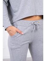 Souprava s oversize šedou halenkou Souprava s oversize šedou halenkou