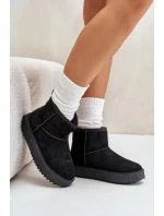 Dámské Sněhule Na Platformě Z Eko Semiše Černé Atteria Dámské Sněhule Na Platformě Z Eko Semiše Černé Atteria