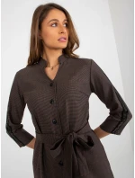 Dámské šaty LK SK 508352 1.38P tmavě šedá - FPrice Dámské šaty LK SK 508352 1.38P tmavě šedá - FPrice