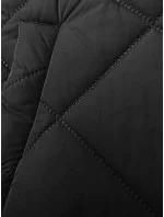 Černá vesta s ozdobnou kapucí (16M9116-392) Černá vesta s ozdobnou kapucí (16M9116-392)