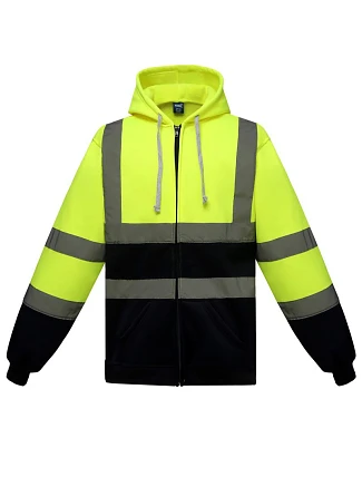 Yoko HVK 07 Hi-Vis mikina s kapucí 79.VK07 hi vis yellow/navy Yoko HVK 07 Hi-Vis mikina s kapucí 79.VK07 hi vis yellow/navy