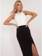 Sukně MI SD 25999.73 černá a stříbrná