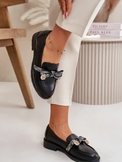 Dámské Mokasíny S Mašlí S.Barski Černé