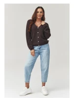 Svetr na zapínání  model 223259 Makadamia