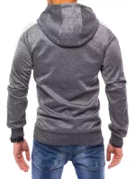 Pánská tmavě šedá mikina FashionStreet BX5122
