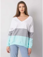 Mikina RV BL 5972.07 bílá šedá Mikina RV BL 5972.07 bílá šedá