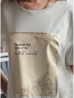 Dámské šedé tričko CHANTE FashionStreet RY2595