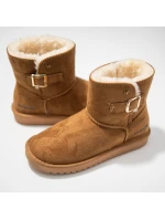 Wrangler Elsa Platform MID women's snow boots insulated winter boots with fur black (20243077.37B) dámské