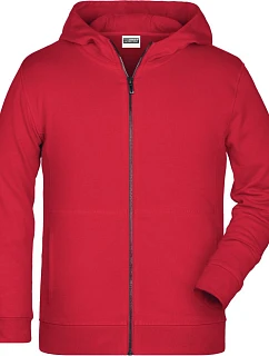 Daiber 8026K Dětská mikina s kapucí 02.826K red
