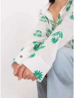 Košile LK KS 509349.04 bílá zelená