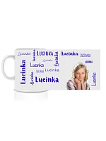 Personalizovaný klasický bílý hrníček 300 ml s textem a fotografií Personalizovaný klasický bílý hrníček 300 ml s textem a fotografií