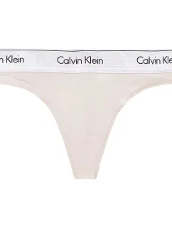 Dámská tanga Modern Cotton Metallic QF6136E-VJS - Calvin Klein