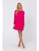 Dámské šaty  M753 růžové - MOE