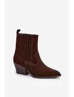 Boty na podpatku  model 222486 Step in style