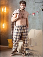 Pánské pyžamové kalhoty Key MHT 402 B24 M-2XL