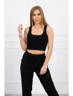 Souprava top+kalhoty černá