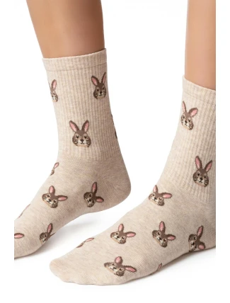 DÁMSKÉ VELIKONOČNÍ PONOŽKY 136