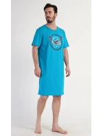 Pánská noční košile s krátkým rukávem Motocycle Pánská noční košile s krátkým rukávem Motocycle