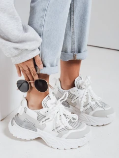 Dámské tenisky na vysoké platformě BEASTAR white FashionStreet ZY0830