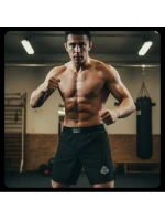 MMA šortky černé DBX Bushido