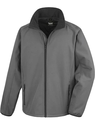 Result R 231M Pánská 2-vrstvá softshell bunda "Printable" 30.231M charcoal/black Result R 231M Pánská 2-vrstvá softshell bunda "Printable" 30.231M charcoal/black