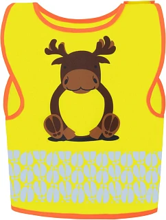 Korntex FUN Dětská bezpečnostní vesta 76.FUNY hi vis yellow/moose