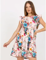 Dámské šaty RV SK 8020 světle růžové