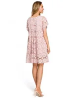 Dámské šaty M430 Pudr růžová - Moe