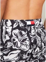 Pánské plavky UM0UM03271 0K8 černobílý vzor - Tommy Hilfiger Pánské plavky UM0UM03271 0K8 černobílý vzor - Tommy Hilfiger