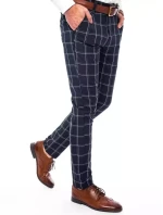 FashionStreet pánské tmavě modré chinos kalhoty UX3690