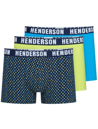 Pánské boxerky 3 pack 42255 Jet - HENDERSON Pánské boxerky 3 pack 42255 Jet - HENDERSON