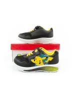 Leomil Pokemon dětské sportovní boty tenisky lehké suchý zip černá žlutá