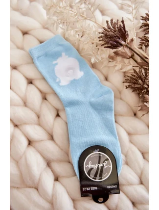 Mládež Bavlněné Ponožky bílé Medvídek máte Mládež Bavlněné Ponožky bílé Medvídek máte