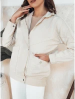 Dámská džínová bunda BERENICES light beige FashionStreet TY4309