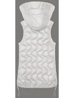 Perleťová dámská vesta s ozdobným prošíváním S'West (B8338-9) Perleťová dámská vesta s ozdobným prošíváním S'West (B8338-9)