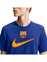 Pánské tričko Nike FC Barcelona Swoosh, modré, IQ5042 455 Pánské tričko Nike FC Barcelona Swoosh, modré, IQ5042 455