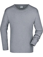 Daiber JN 913 Pánské tričko s dlouhým rukávem 02.0913 grey heather