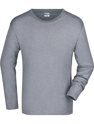 Daiber JN 913 Pánské tričko s dlouhým rukávem 02.0913 grey heather